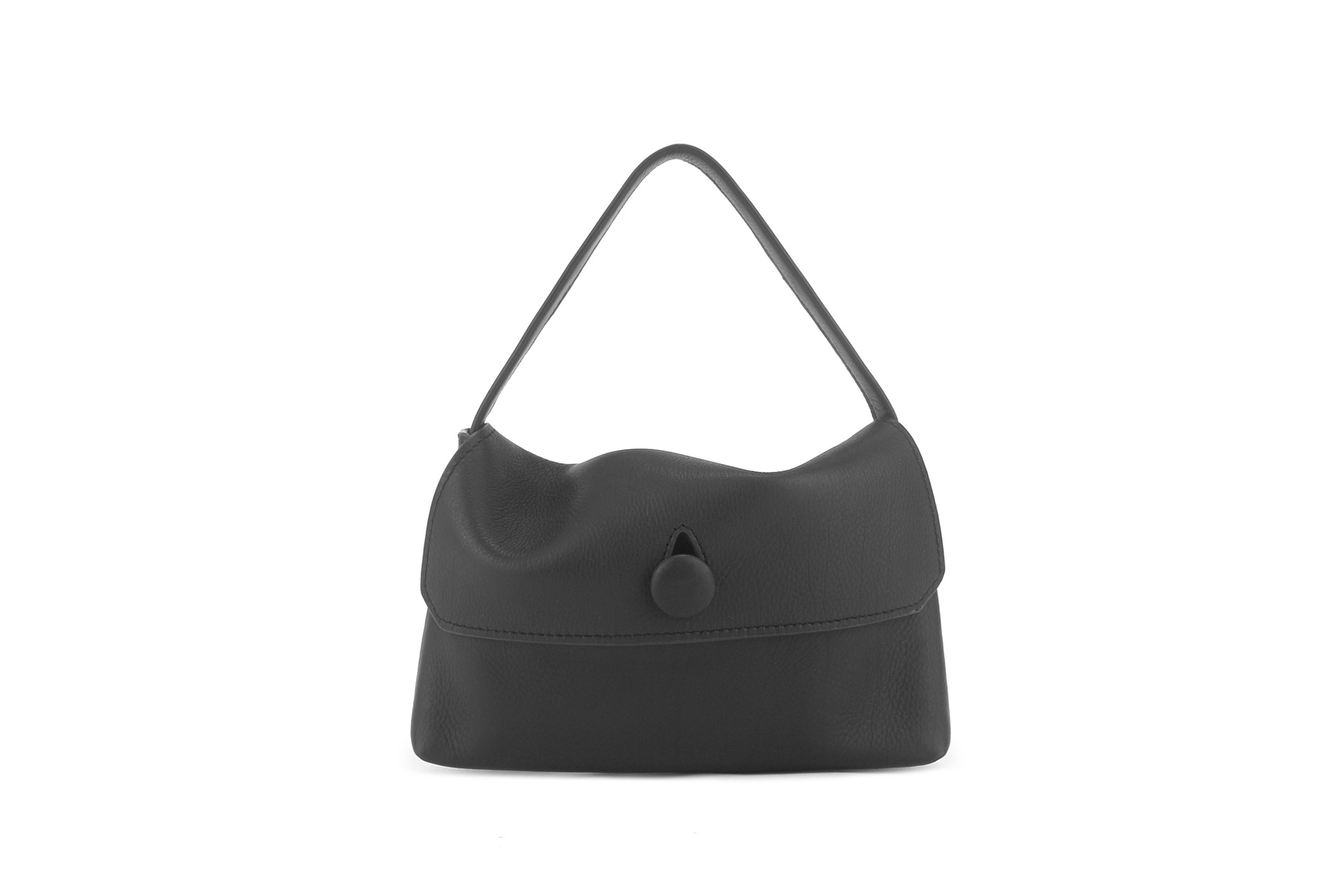 Minimalist Cashmere Suede Button Sally Bag - Simple Fashionable Small Square Handbag For Women - Thumbnail 7