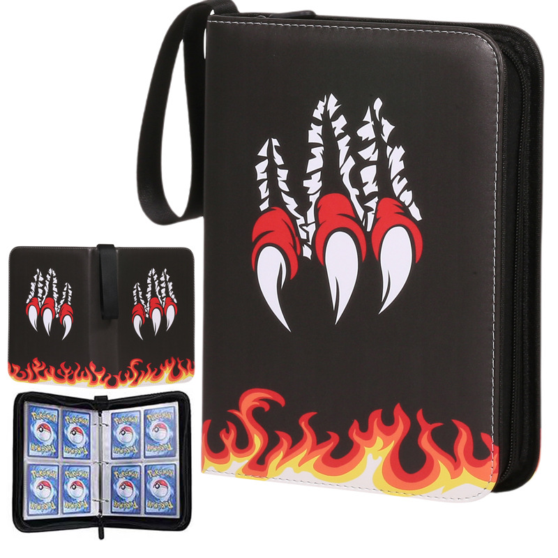 FUENTE fabricante en stock suministro baokemeng juego tarjeta colección libro Magic Baby Tarjeta de cremallera libro de almacenamiento