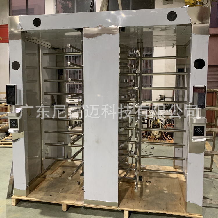 供应不锈钢全高十字辊闸门车站监狱看守所栅栏旋转闸机双门进出道