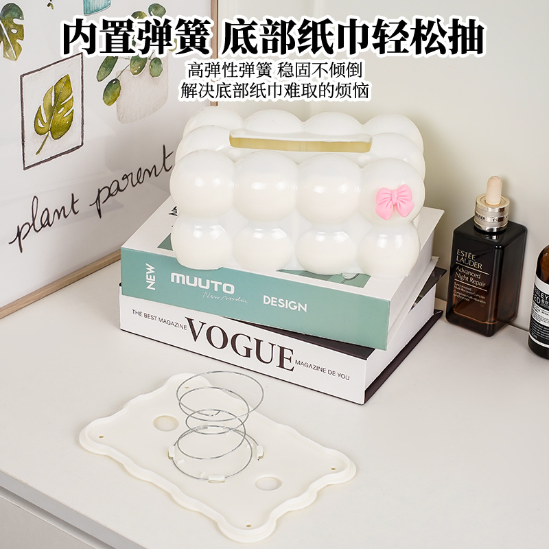 Caja de toallas creativas de estilo europeo, servillas de mesa de comedor, toallas de escritorio de alta calidad, caja de extracción de papel