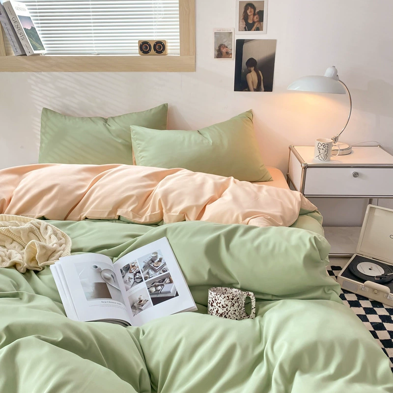 Cream duvet cover от 盛邦荣, универсальное хлопковое постельное белье, набор 3 предмета, набор 4 предмета