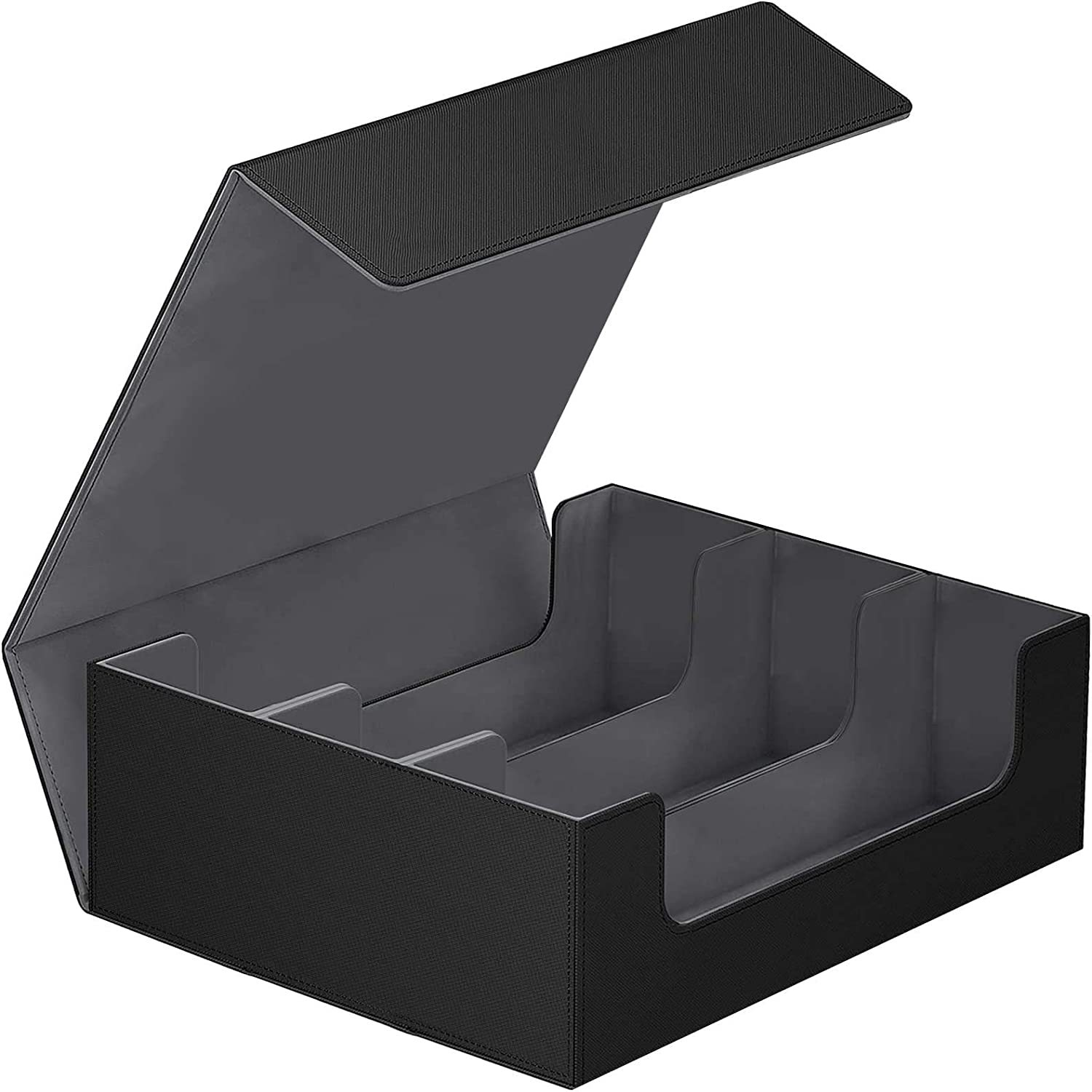 Tarjeta Caja de almacenamiento de tarjeta Caja de tarjeta magnética Caja de bolsillo Ptcg monstruo Bao Ke Meng cubierta caja tablero juego tarjeta de almacenamiento