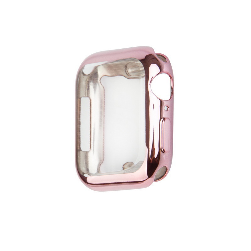 AppleWatch AppleWatch Apple Watch Tpu todo incluido Funda de reloj suave transparente s8 Funda protectora galvanoplastia s10