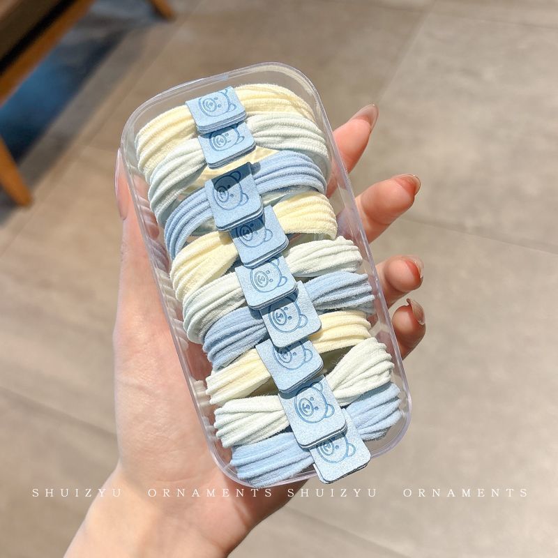 Cuerdas de cabello de dopamina para mujeres sin costuras, cuerdas de cabeza de alta elasticidad, anillo de cabello de correa simple y duradero, adorable tocado de niña