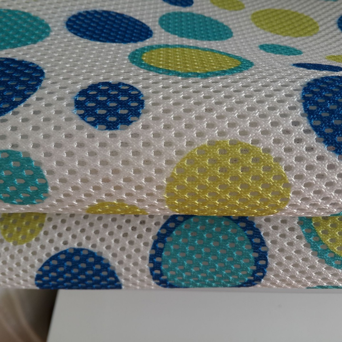 厂家货源汽车坐垫3D印花网布  8MM厚度支持定 制网布座椅座套面料