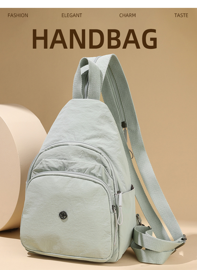 Zaino piccolo da donna 2025, nuovo zaino casual alla moda in tessuto Oxford, multifunzionale, leggero, da viaggio, a tre scopi, borsa per il seno_voghion.com