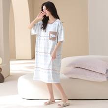 ���ؼ�69.9Ԫ���ļ��¿��100%Ůʿ���ص�Բ�����˯��ȹ�Ҿӷ�