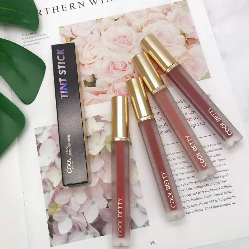 俏美人 Air Velvet Lip Glaze 21028 Не легко удалить макияж Томатный джем Тыквенный цвет Настоящий увлажняющий