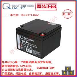 德国Q-BATTERIES蓄电池12LS-100铅酸12V107AH高倍率放电UPS应用