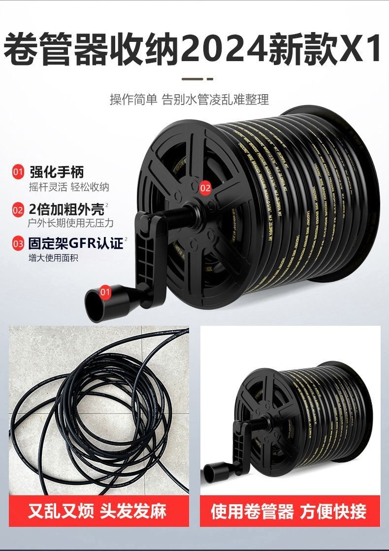 Black Cat Pressure Car Washing Machine Commercial 220V High-Power Water Gun Cleaning Machine for Car Wash Shops and Industrial Farms