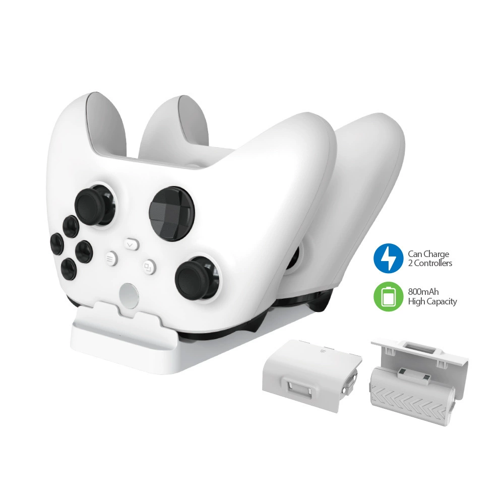 Зарядная док-станция TYX-532X двойная зарядка для контроллеров Xbox, 2×800 мАч батареи, ABS