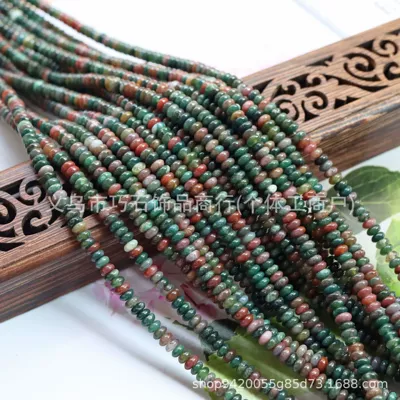 Spacer Beads Loose Beads DIY — Zərgərlik ara hissələri - natural-indian-agate-24mm