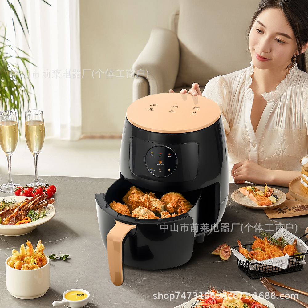 New Cross-Border Wholesale Multi-Functional Large-Capacity Household Fully Automatic Intelligent Commercial Gift Air Fryer Processing and Customization