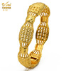 Metal gold bracelet for bride, accessory, India, light luxury style, wholesale