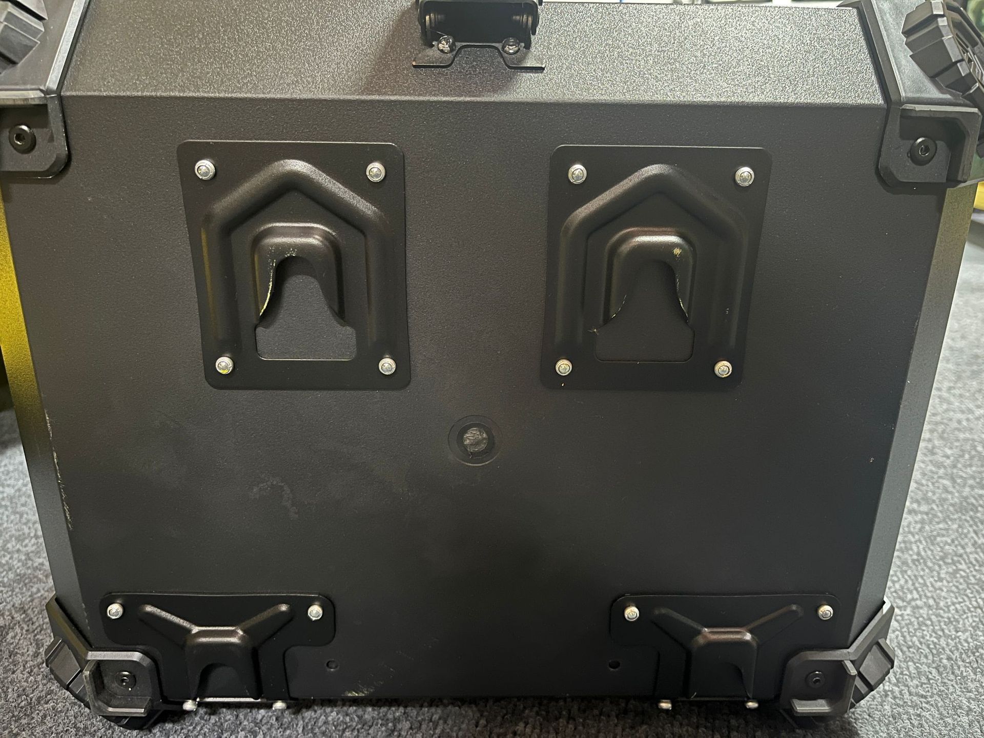 45Lx Embossed Abs Plastic Tail Box Double Lock Quick Release Motorcycle Aluminum Alloy Tail Box Tool Box Wholesale Trunk