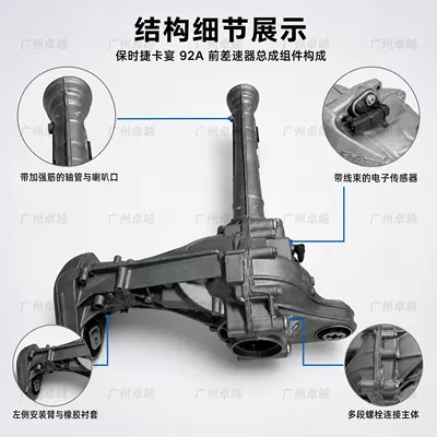 Differential assembly Cayenne 92A 3.0T