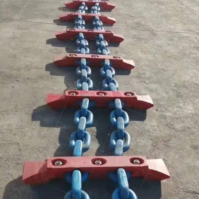 刮板机提 升机吊装链条18X64链 条4倍拉力淬火锰钢刮板机输送链