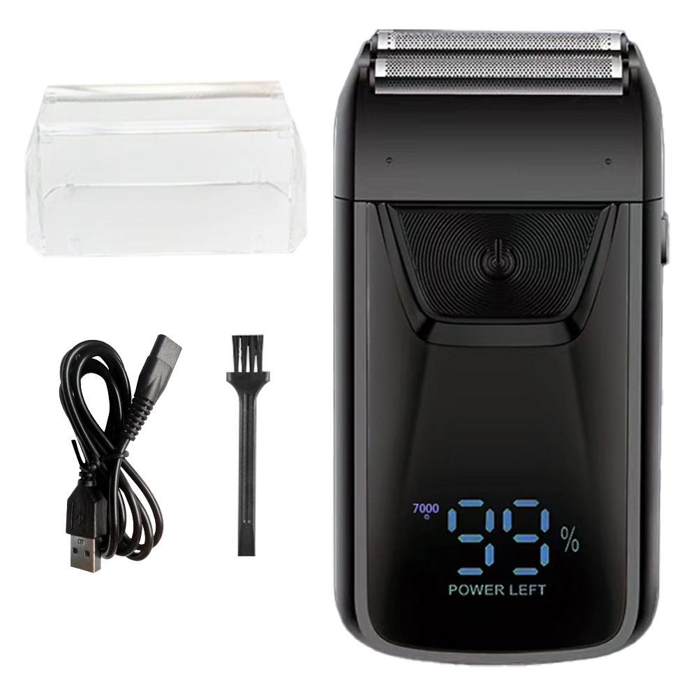 Cortapelos de cabeza de aceite, blanqueador, peluquería, cortapelos, cortapelos, cortapelos eléctricos, empujando cabezas blancas calas, afeitado, pantalla digital