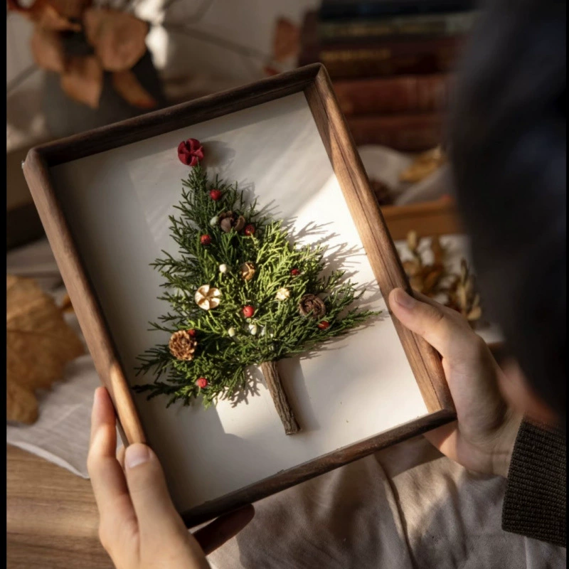 Атмосферная фоторамка из натурального дерева, DIY