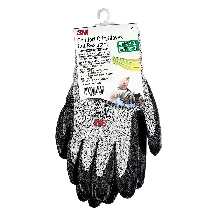 3m anti-corte guantes resistentes al desgaste grado 3 corte anti-mecánico jardinería matanza corte manejo industrial guantes de trabajo de protección
