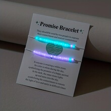 G 94390 Glow in the Dark Beaded Friendship Bracelet ҹ�⴮��