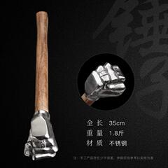 卖个锤子工艺品摆件不锈钢拳头锤子五金工具实心铁锤车载多功能锤