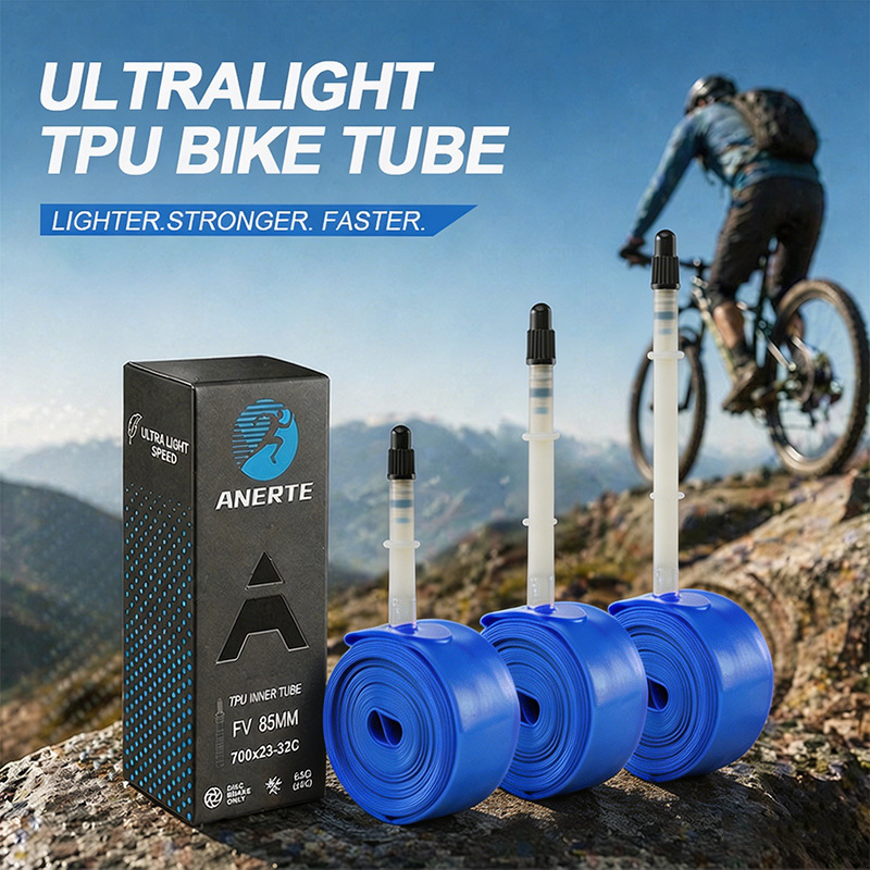 Tpu Inner Tube 28g Ultra-Light Blue French Valve 700C Road Bike Riding Accessories Portable Lightweight Inner Tube