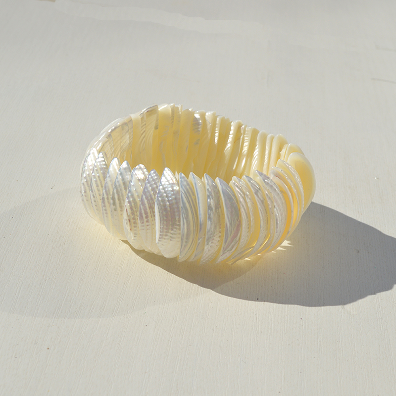 Conchas naturales pulsera caracoles collar diy joyas de chicas hechas a mano puestos de mercado nocturno regalos características pulseras