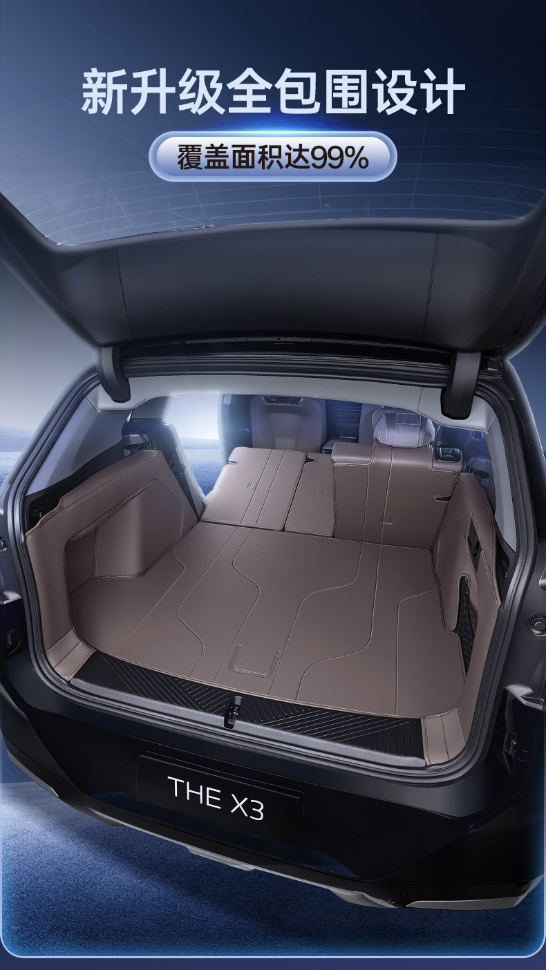 Suitable for 25 Bmw X3 Trunk Mats, Fully Surrounded X3 Special Original Factory Modified Decorative Car Trunk Mats