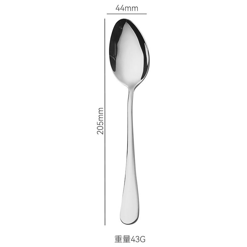 Transfronterizo Amazon engrosado filete cuchillo y tenedor cuchara Jieyang 1010 vajilla de acero inoxidable casa hotel comida occidental al por mayor