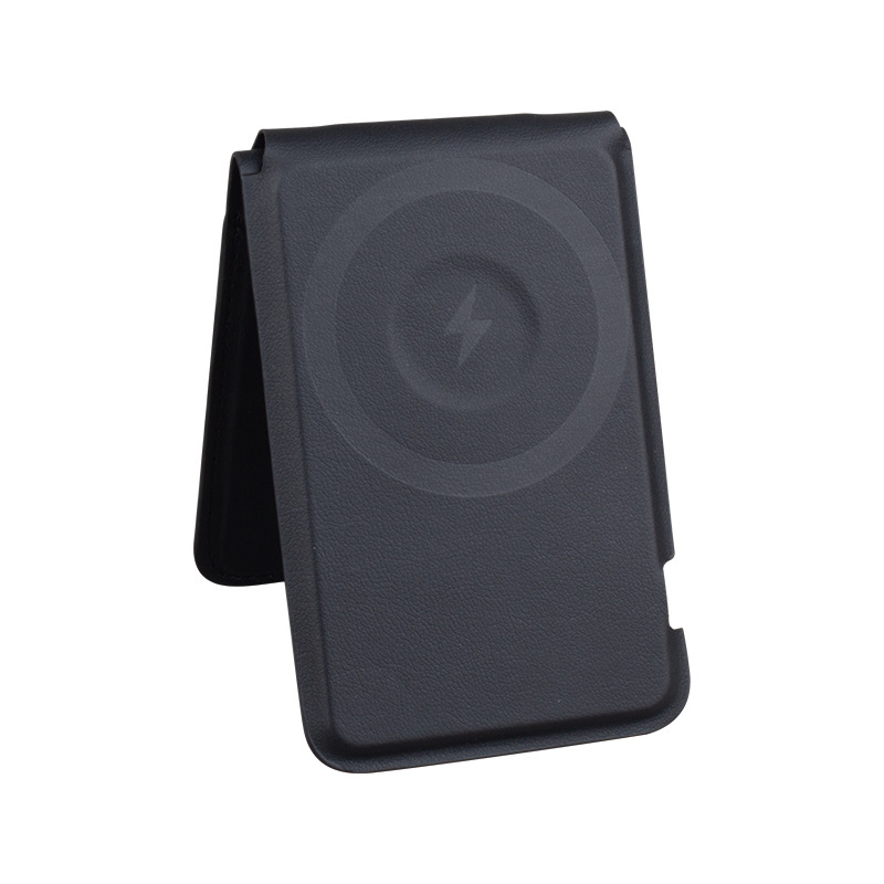 Funda explosiva, multifuncional, portátil, adecuado para Apple Watch, auricular, soporte para teléfono móvil, funda para tarjeta plegable magnética, cargador inalámbrico