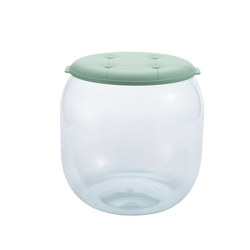 子供用ぬいぐるみ収納ボックス、丸型透明収納バケツ、家庭用積み木収納ベンチ、大容量|undefined