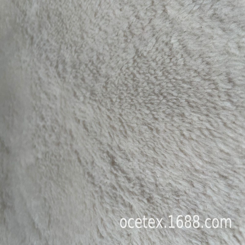 菱形格提花舒棉绒面料儿童家居服家纺面料秋冬休闲服卫衣面料批发