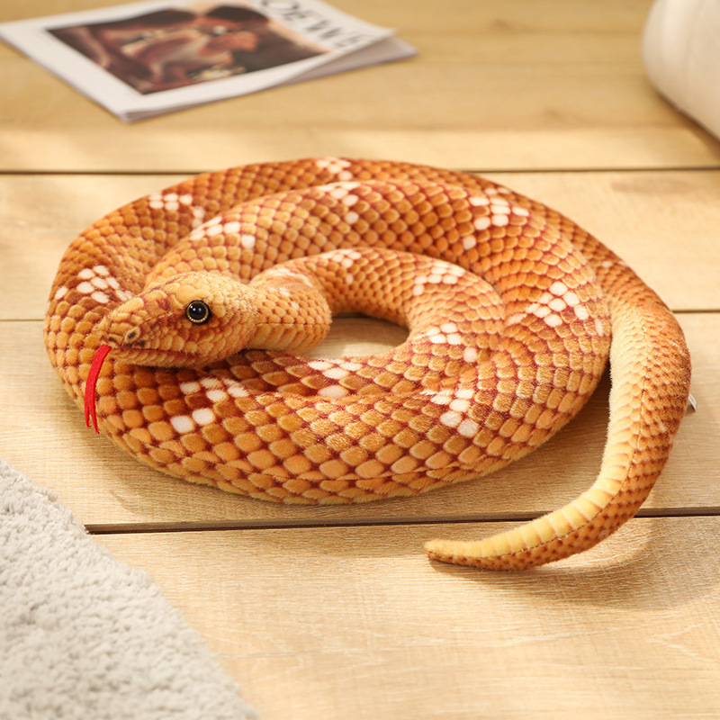 Peluche de Serpiente de Simulación de Peluche Suave para Juguetes y Bromas
