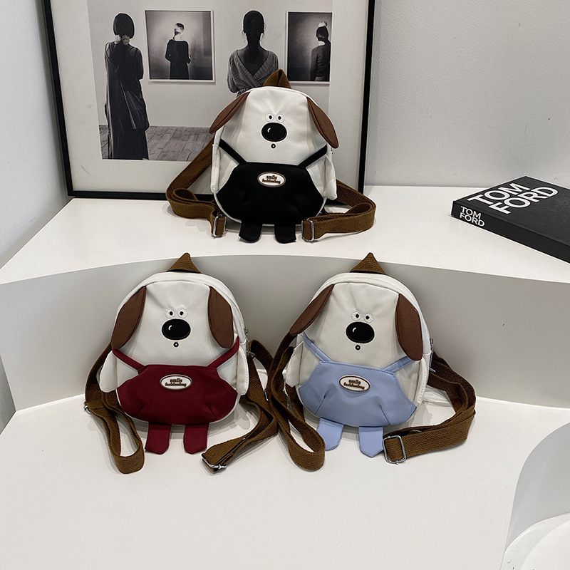 새로운 트렌디 배낭 만화 귀여운 초등학교 가방 재미있는 색상 매칭 디자인 옥스포드 천 배낭