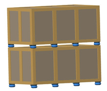 8批发木箱防震球物流运输托盘缓冲减震包装贴木板抗压减重防震