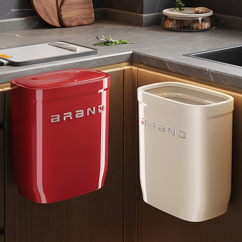 Household Trash Can for Bathroom and Toilet, Thickened Storage Bin with Lid, Stylish Kitchen Waste Bin That Eliminates the Need to Bend over Household Trash Can for Bathroom and Toilet, Thickened Storage Bin with Lid, Stylish Kitchen Waste Bin That Eliminates the Need to Bend over