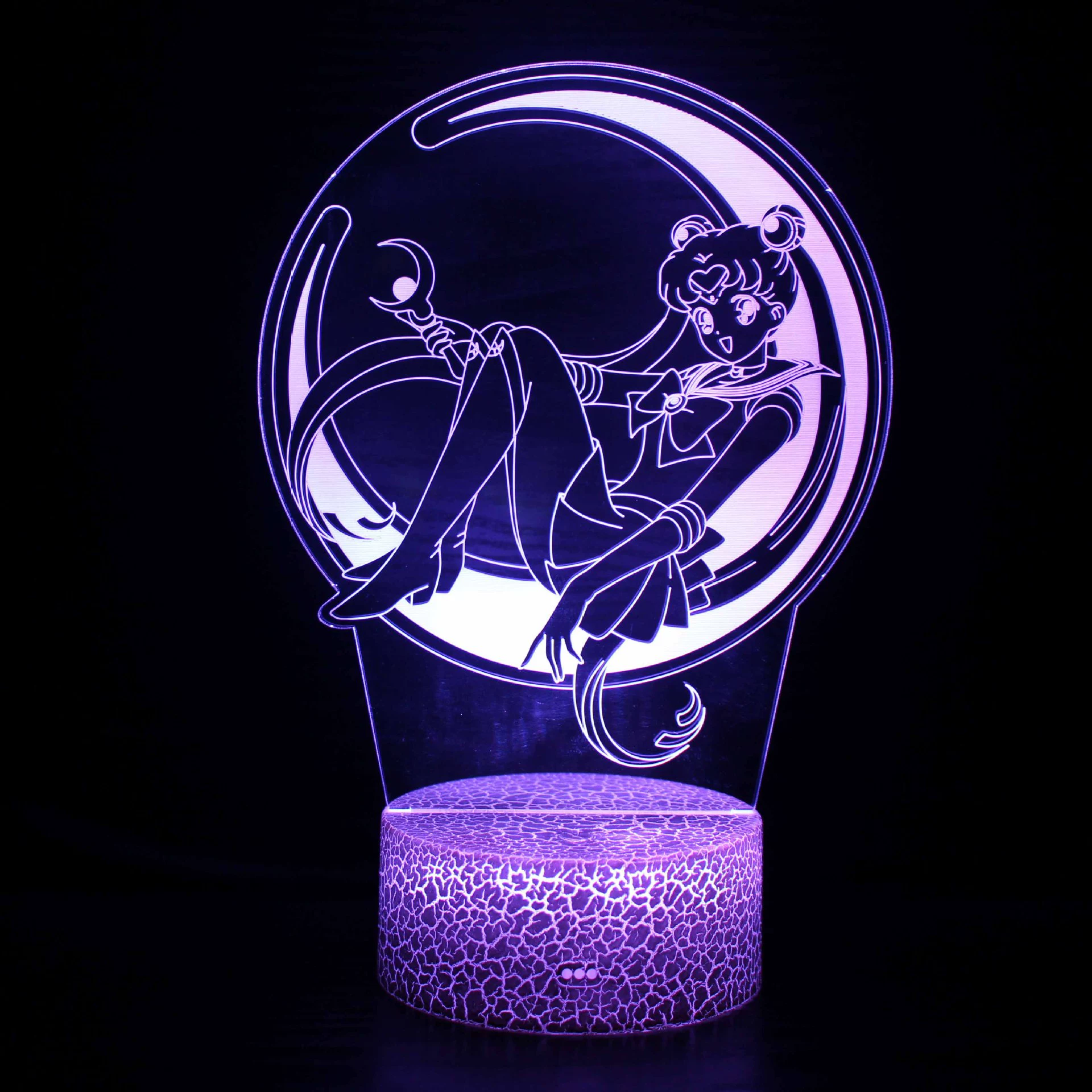 Н night light, (Cross-border trading), Sailor Moon, 3D, creative gift