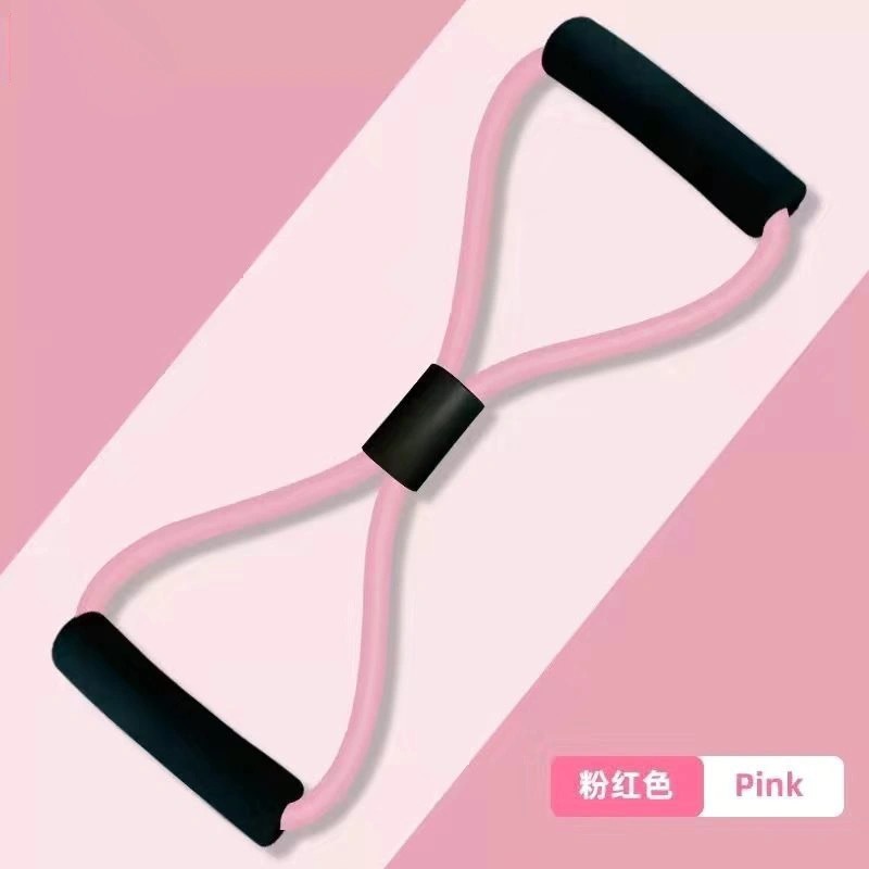 8字拉力器 拉力绳瑜伽扩胸八字拉力器普拉提阻力带美肩开背拉力绳|undefined