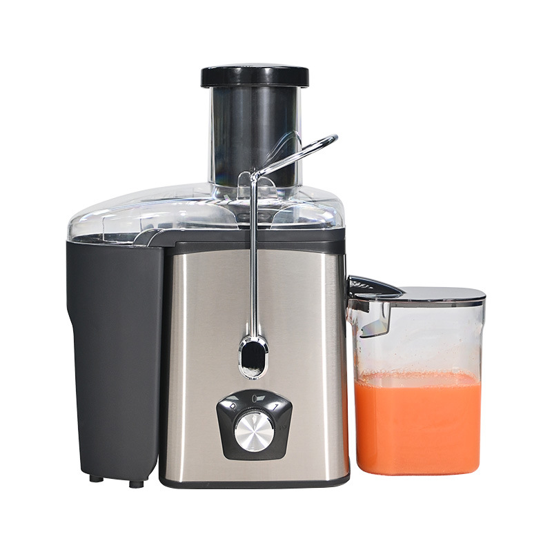 extrusor de jugo de acero inoxidable transfronterizo de gran capacidad doméstico pequeño gran calibre jugo residuo separación de frutas y verduras jugo original eléctrico