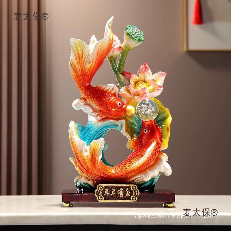 Рыбный год каждый год имеет рыбу, украшения для входа, винный шкаф, украшения для телевизионного шкафа, подарки на новоселье, Metabo.