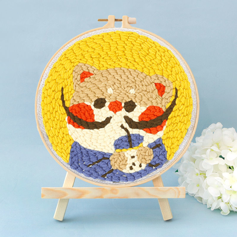 ロシアのスタンプ刺繍手作り diy ウール絵画カップルヘビ年装飾品刺繍ギフト材料パッケージ|undefined