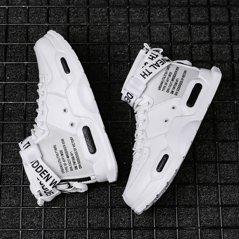 High-Top Canvas Sneakers
