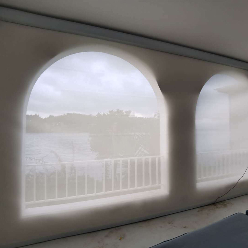 Control remoto inteligente automático cortina completa sombreado elevación eléctrica a prueba de viento obturador Oficina dormitorio obturador a prueba de viento