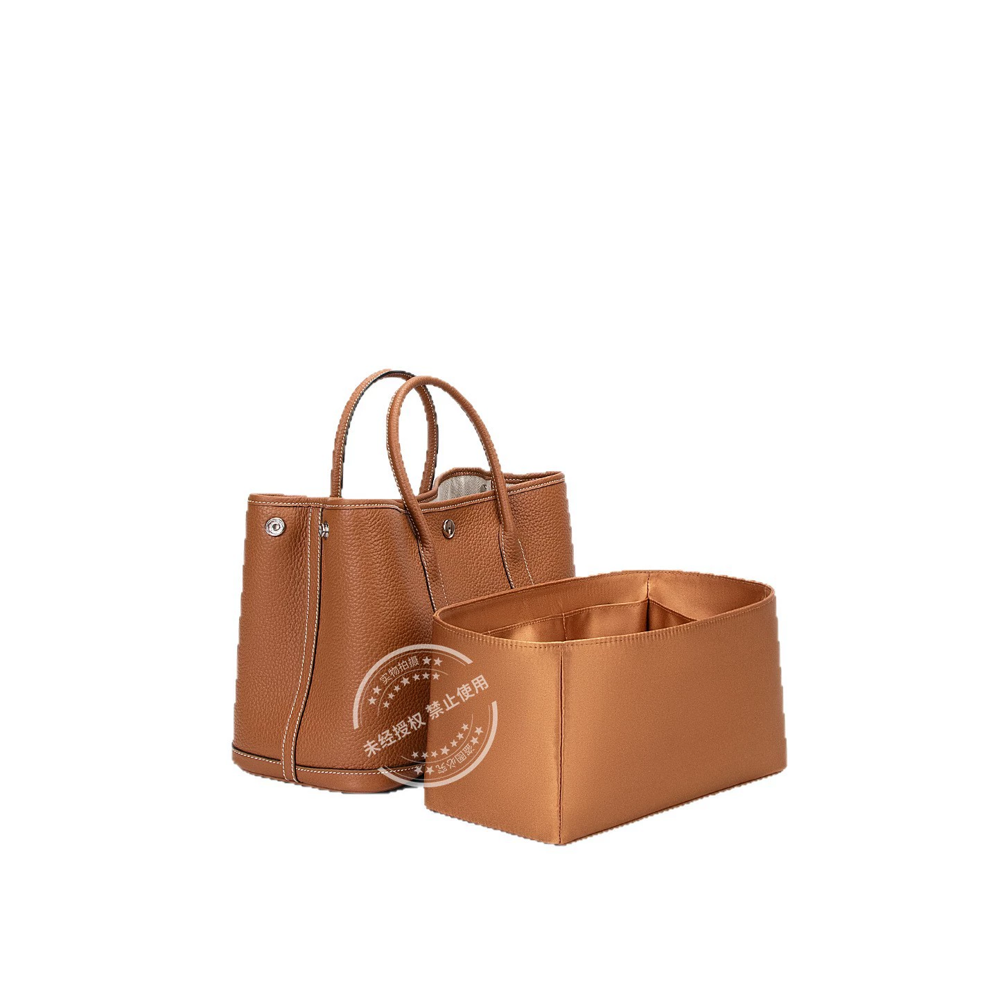 Garden Bag Garden Party ложемент сумка, атласная подкладка, косметичка, легкая сумка для хранения, подкладочная сумка, средняя сумка