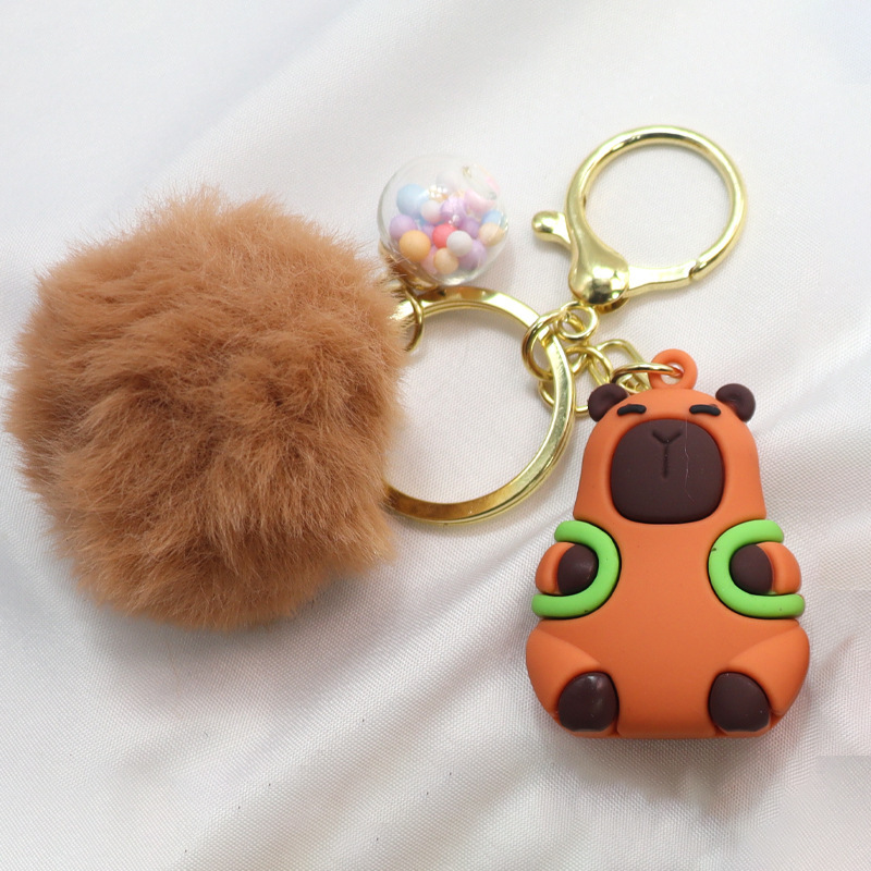 カピバラのキーホルダーのカバンのカピバラのペンダントのカピバラのぬいぐるみ|undefined