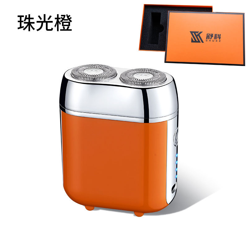 SQ5027 磁気電気シェーバー吊り下げダブルヘッド USB 充電長持ち商用屋外ポータブルシェービング|undefined