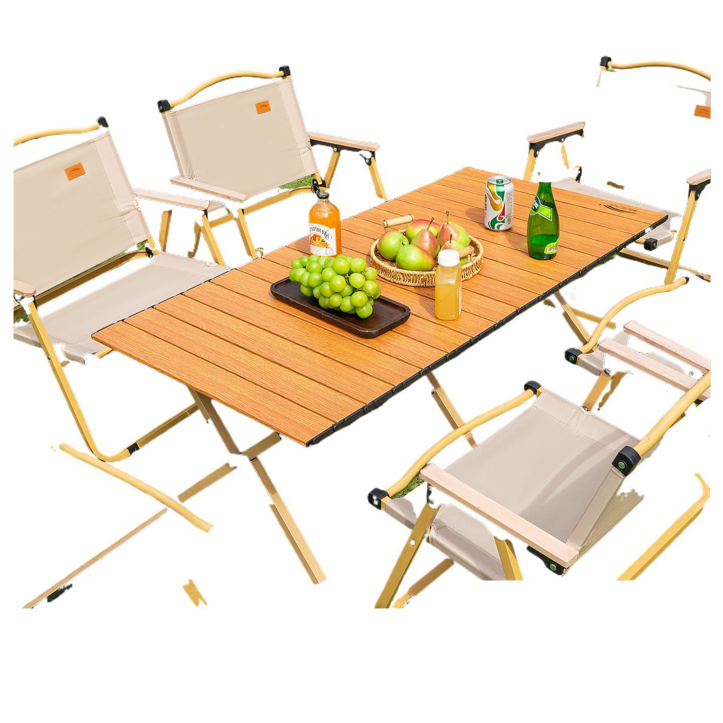 Mesa de camping al aire libre mesa y silla portátil mesa de hamburguesas mesa de picnic cabina de camping equipo completo de cocina