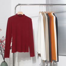 A04清仓特价不退换 磨毛加厚半高领打底衫内搭长袖t恤上衣88710