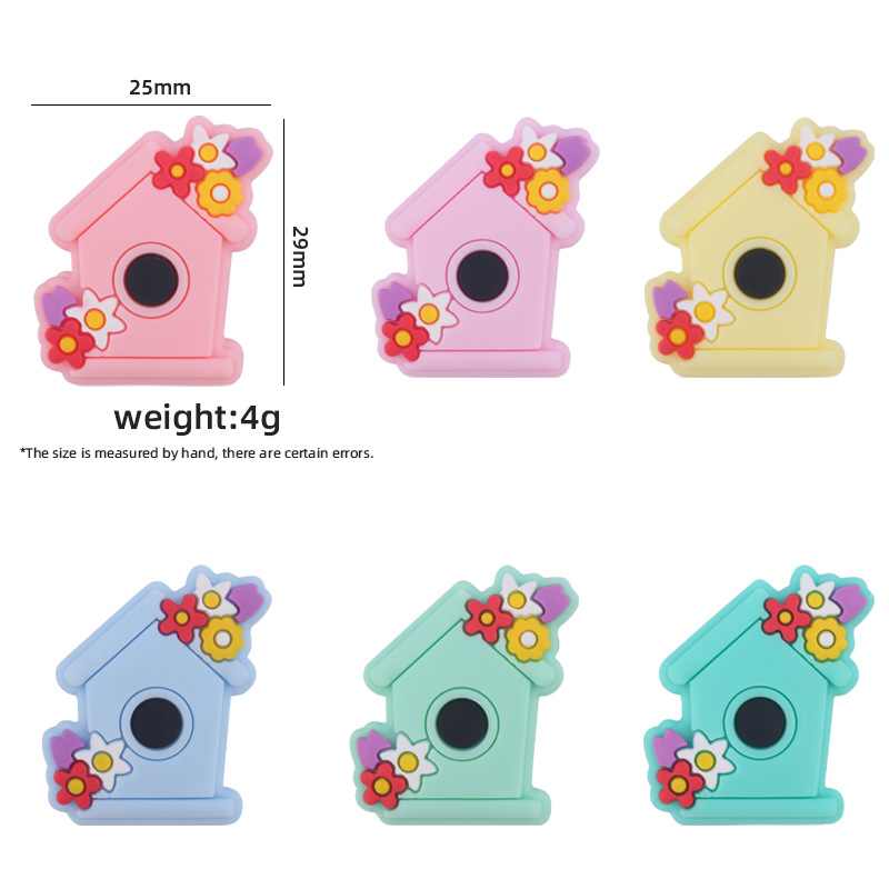 Bebé suministros de dibujos animados invernadero silicona mordedor creativo DIY bebé molar pezón cadena anti-caída cadena Accesorios